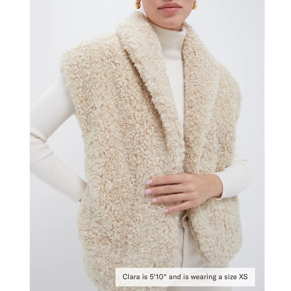 Tuckernuck Jackets & Blazers - HYACINTH HOUSE Oversized Aspen Sherpa Vest